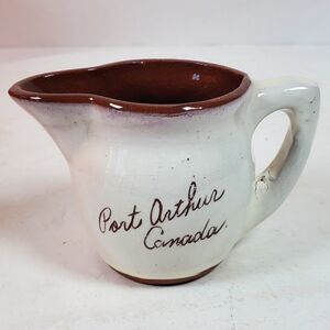 Vintage Creamer Port Arthur Canada 2.5 Inch Tall